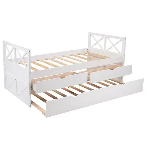 Bellemave Multi-Functional Daybed with Drawers and Trundle - Bellemave