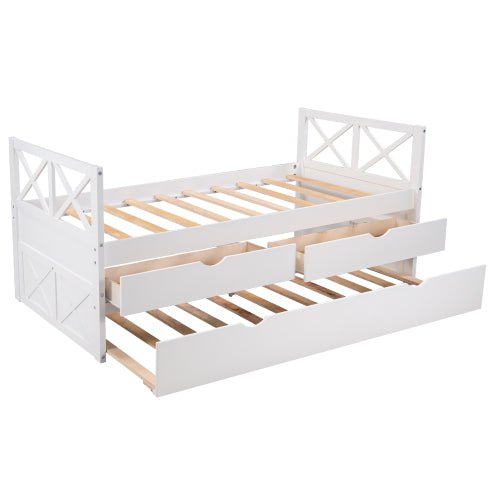 Bellemave Multi-Functional Daybed with Drawers and Trundle - Bellemave