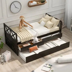 Bellemave Multi-Functional Daybed with Drawers and Trundle - Bellemave