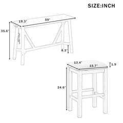 Bellemave Multifunctional home kitchen table set - Bellemave