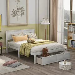 Bellemave Platform Bed with Under-bed Drawers - Bellemave