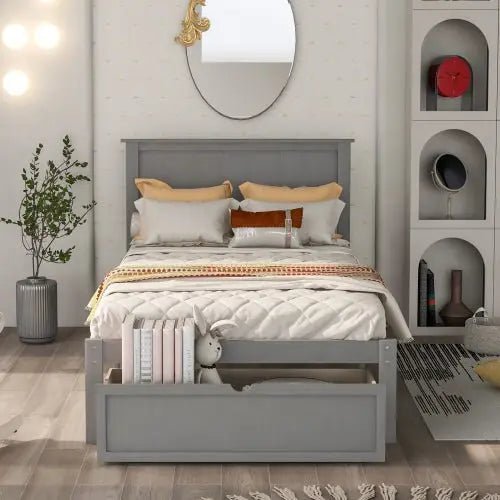 Bellemave® Platform Bed with Under - Bed Drawers - Bellemave
