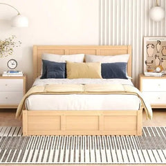 Bellemave® Platform Bed with Underneath Storage and 2 Drawers - Bellemave