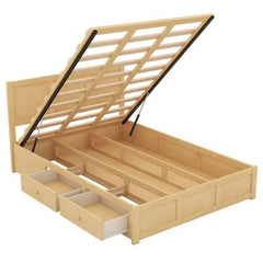 Bellemave® Platform Bed with Underneath Storage and 2 Drawers - Bellemave