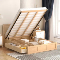 Bellemave® Platform Bed with Underneath Storage and 2 Drawers - Bellemave