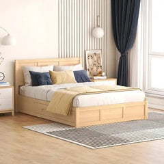Bellemave® Platform Bed with Underneath Storage and 2 Drawers - Bellemave