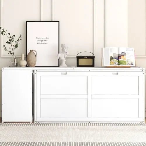 Bellemave® Queen Size Murphy Bed with Rotable Desk - Bellemave