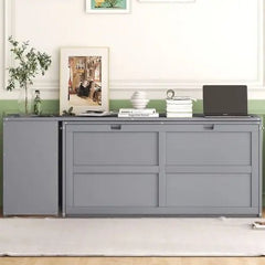 Bellemave® Queen Size Murphy Bed with Rotable Desk - Bellemave