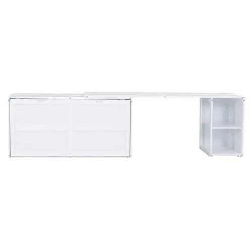 Bellemave® Queen Size Murphy Bed with Rotable Desk - Bellemave