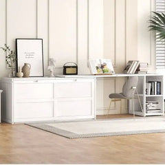 Bellemave® Queen Size Murphy Bed with Rotable Desk - Bellemave