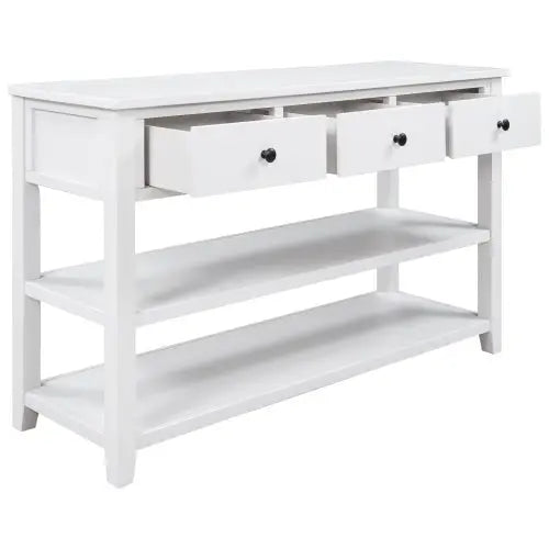 Bellemave Retro Design Console Table(Antique White) - Bellemave