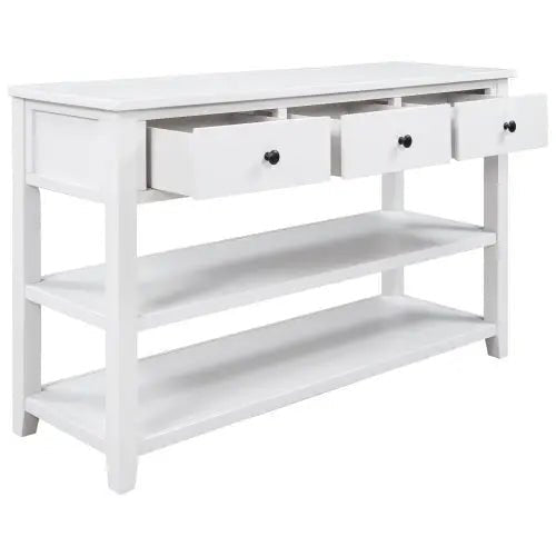 Bellemave® Retro Design Console Table(Antique White) - Bellemave