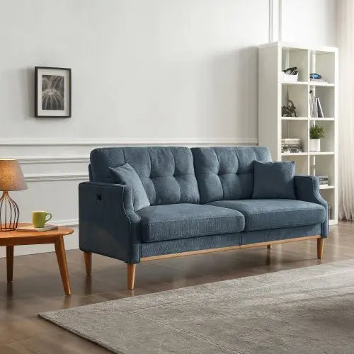 Bellemave sofa 3 seater With Waterproof Fabric , USB Charge port - Bellemave