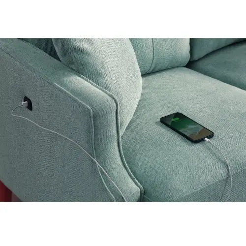 Bellemave sofa 3 seater With Waterproof Fabric , USB Charge port - Bellemave