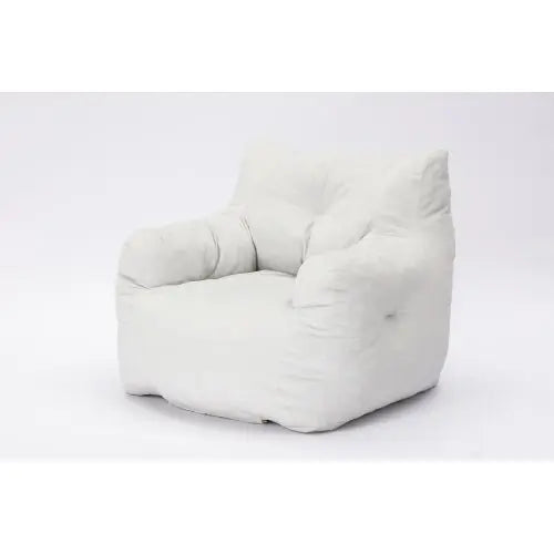 Bellemave Soft Cotton Linen Fabric Bean Bag Chair Filled With Memory Sponge - Bellemave