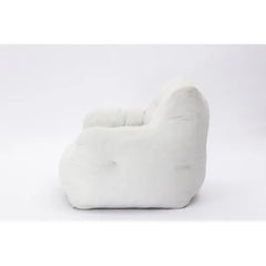 Bellemave Soft Cotton Linen Fabric Bean Bag Chair Filled With Memory Sponge - Bellemave