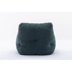 Bellemave Soft Tufted Foam Bean Bag Chair With Teddy Fabric - Bellemave