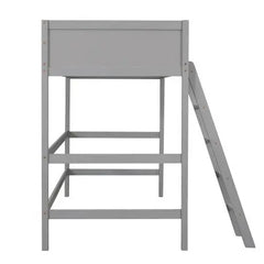 Bellemave Solid Wood Loft Bed with Ladder - Bellemave