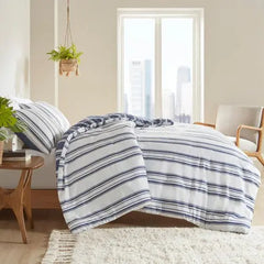 Bellemave Striped Reversible Comforter set(Free shipping) - Bellemave