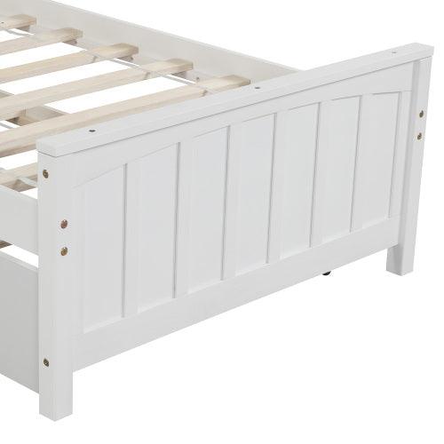 Bellemave Trundle platform bed Standard Twin Bed Frame, No Box Spring Required - Bellemave