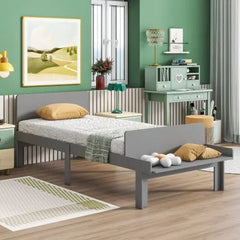 Bellemave Twin Bed with Footboard Bench - Bellemave