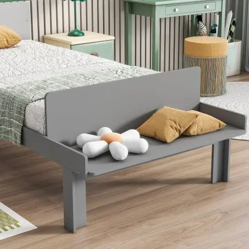 Bellemave Twin Bed with Footboard Bench - Bellemave