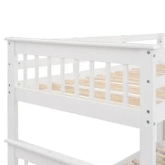 Bellemave® Twin over Full Bunk Bed with Trundle Bed - Bellemave