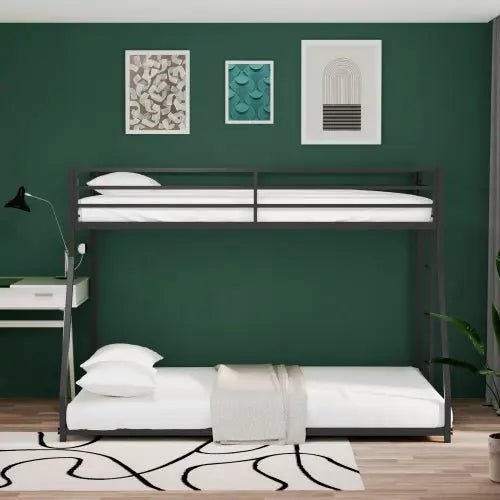 Bellemave® Twin over Full Metal Bunk Bed - Bellemave