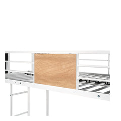 Bellemave Twin Over Full Metal Bunk Bed with Trundle - Bellemave