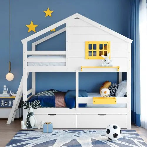 Bellemave Twin over Twin Bunk Bed - Bellemave