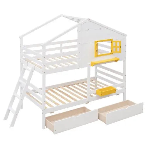 Bellemave Twin over Twin Bunk Bed - Bellemave