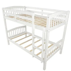 Bellemave Twin Over Twin Bunk Bed with Ladder - Bellemave