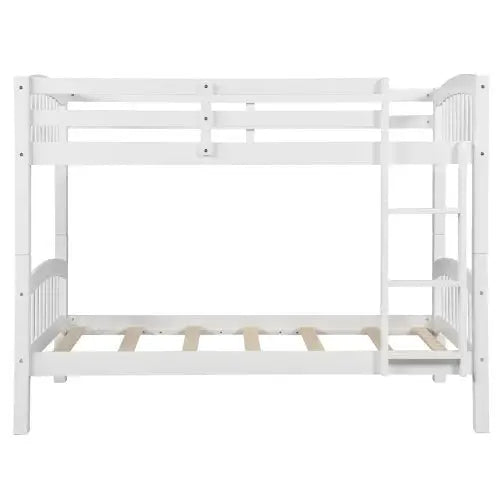 Bellemave Twin Over Twin Bunk Bed with Ladder - Bellemave