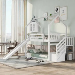 Bellemave Twin over Twin House Bunk Bed - Bellemave