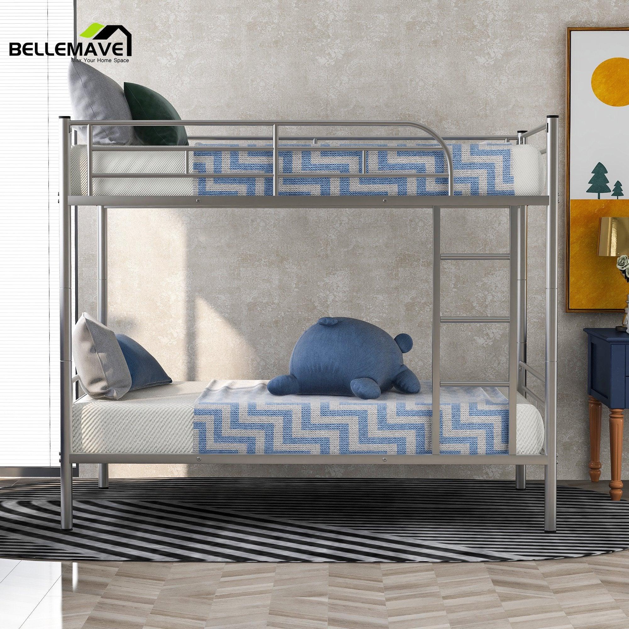 Bellemave Twin Over Twin Metal Bunk Bed - Bellemave