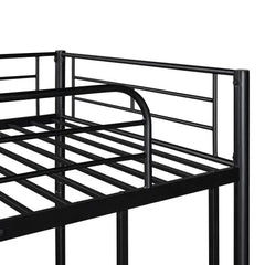 Bellemave Twin-Over-Twin Metal Bunk Bed With Trundle - Bellemave