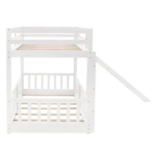 Bellemave® Twin Size Bunk Bed with Slide and Ladder - Bellemave