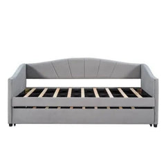 Bellemave® Twin Size Daybed With Trundle and Wood Slat - Bellemave