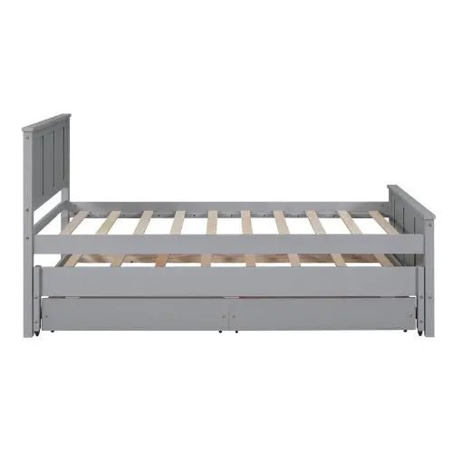 Bellemave® Twin Size Daybed with Trundle Bed and Drawers - Bellemave