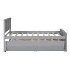 Bellemave® Twin Size Daybed with Trundle Bed and Drawers - Bellemave