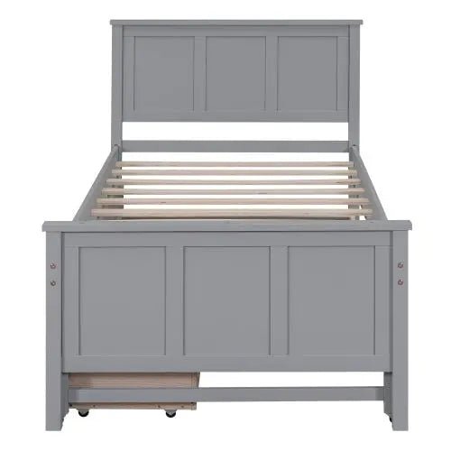 Bellemave® Twin Size Daybed with Trundle Bed and Drawers - Bellemave