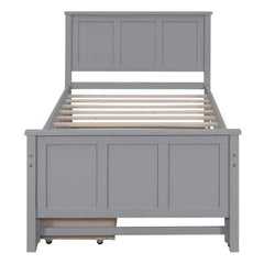 Bellemave® Twin Size Daybed with Trundle Bed and Drawers - Bellemave