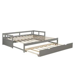Bellemave® Twin Size Extending Daybed with Trundle - Bellemave