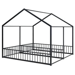 Bellemave® Twin Size Floor House Beds with Two Shared Bed - Bellemave