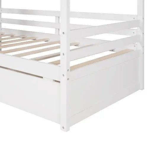 Bellemave® Twin Size House Bed with Two Drawers - Bellemave