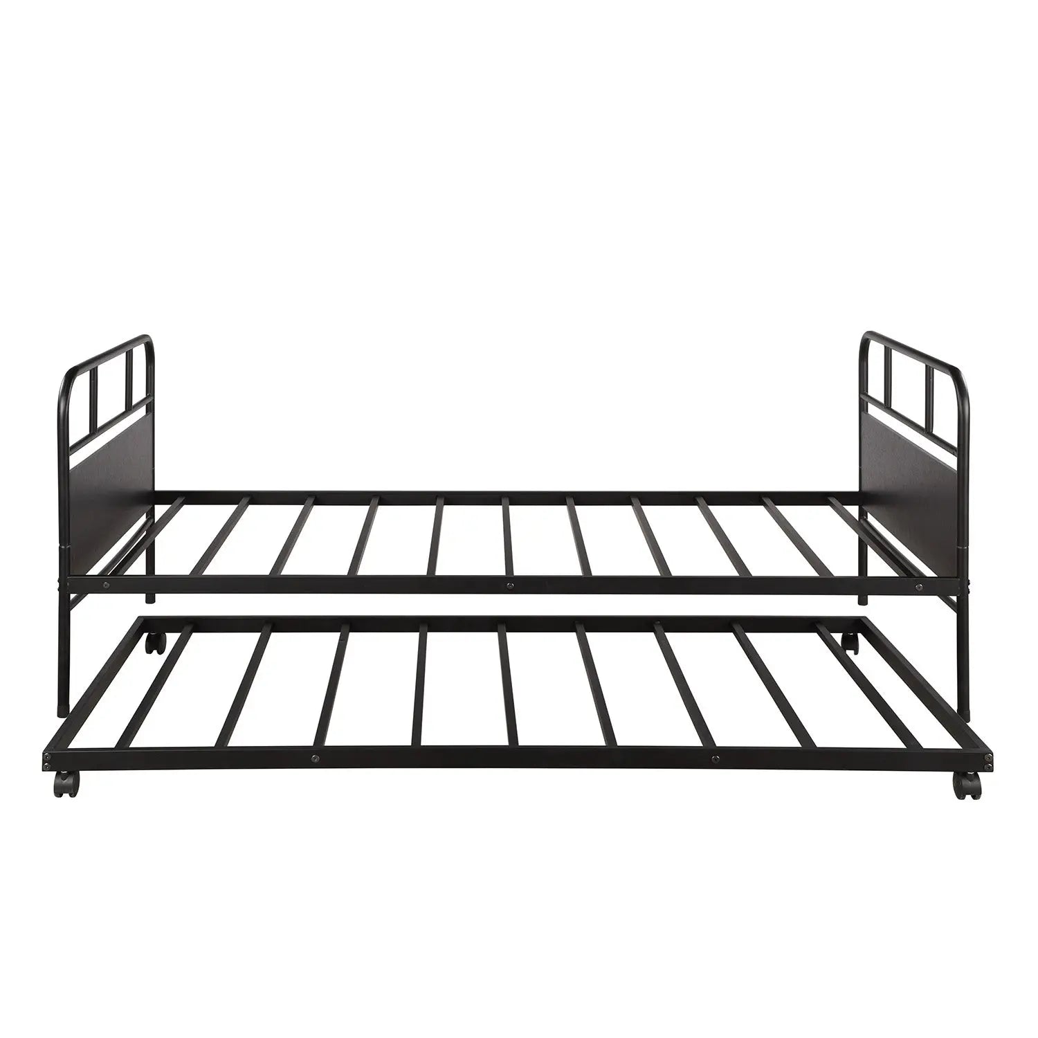 Bellemave Twin Size Metal Platform Bed Frame with Trundle - Bellemave