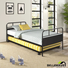 Bellemave® Twin Size Metal Platform Bed Frame with Trundle - Bellemave