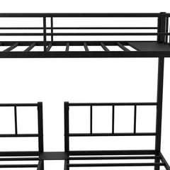 Bellemave Twin Size Metal Triple Bunk Bed - Bellemave