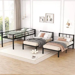 Bellemave Twin Size Metal Triple Bunk Bed - Bellemave