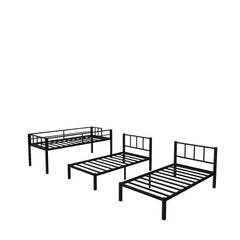 Bellemave Twin Size Metal Triple Bunk Bed - Bellemave